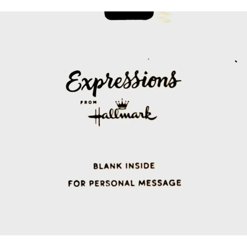 Hallmark Expressions Graduation Thank You Cards - Black & Gold. Blank Inside